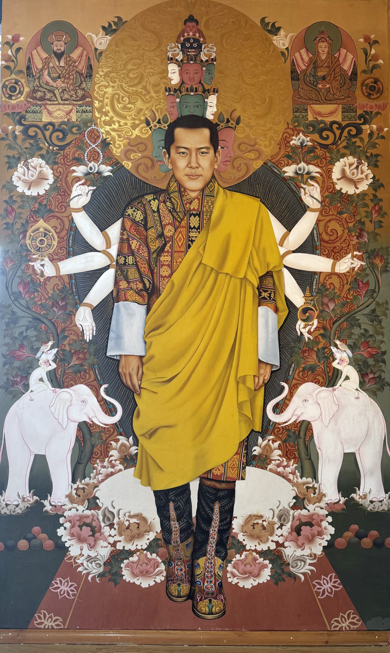 celebrating the 4th King of Bhutan Birthday